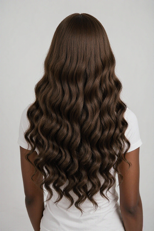 Natural Straight Long Human Hair Wig For Women