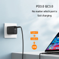 33 Вт двойной порт PD Quick Wall Gan Charger