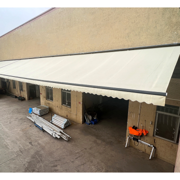 Wholesale Waterproof Retractable Awning with Motorized LED Lighting for Swimming Pools
