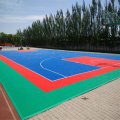 Cancha de baloncesto jugando pisos al aire libre deportes