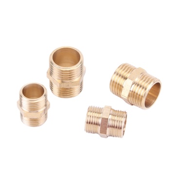 Brass Pipe Nipples - BSP Double Male Thread Adapters