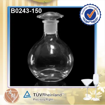 Round 6OZ Bottle Glass Oil And Vinegar Cruet 180