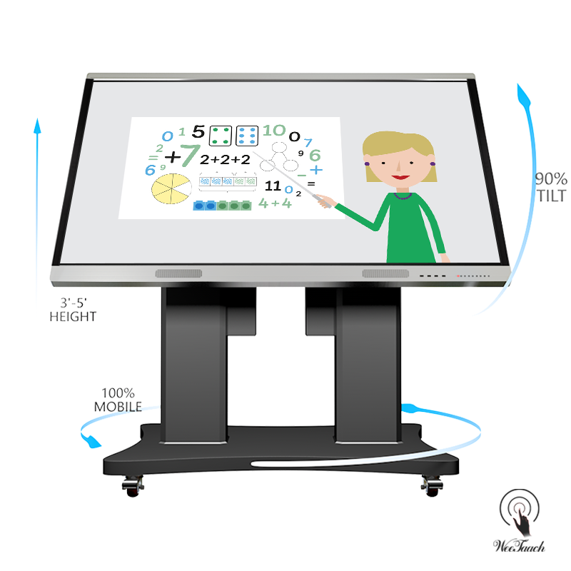 86 inches smart whiteboard with Automatic stand