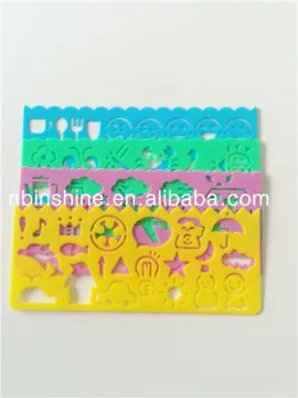 Scholl plastic stencil set,drawing stencil
