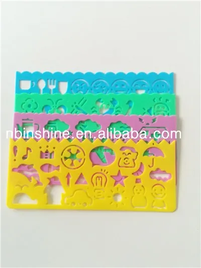Scholl plastic stencil set,drawing stencil