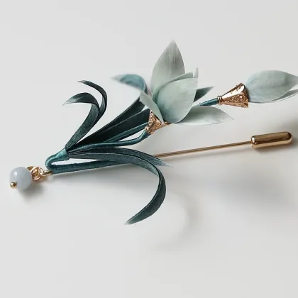 originate chinoiserie cherry blossom brooch