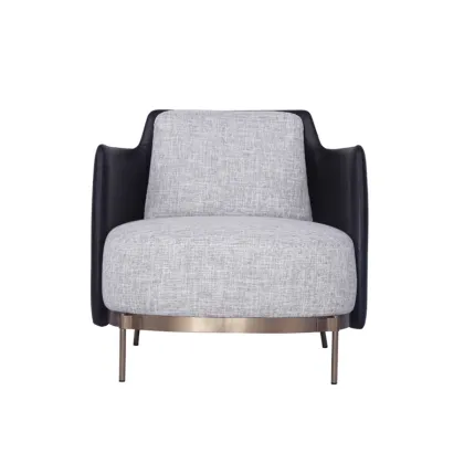 Modern Minotti Tape Fabric Armchair