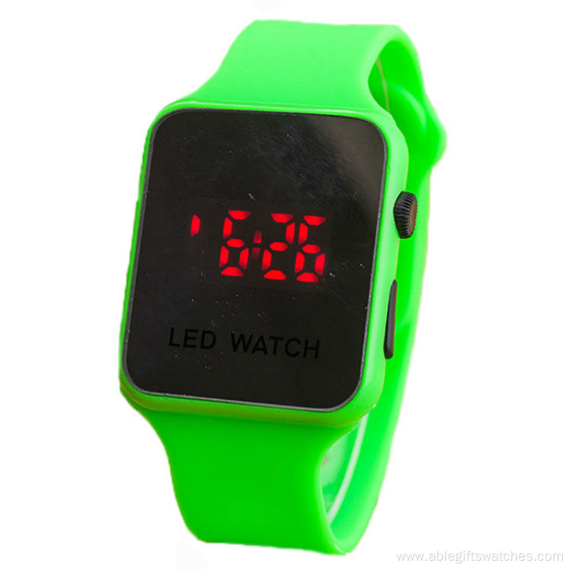 2016 Fashion Kids Water Resist Silicone Led Watch