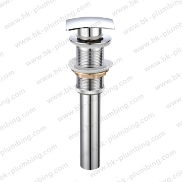 Brushed Gold Stainless Steel Push Down Basin Sink Pop Up Drain Stopper