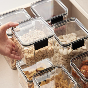 Classic Rectangular Home Storage Box with Sealed Cans