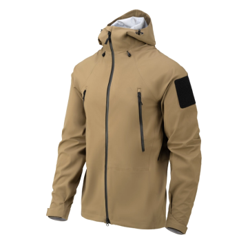 Customized Waterproof Camo Rain Jacket for Men - Khaki Outdoor Sport Windproof Jacket