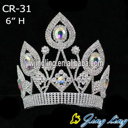 6 Inch Women Queen Crowns CR-31