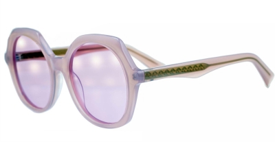 C4 Acetate Spectacle Frame Translucent Pink