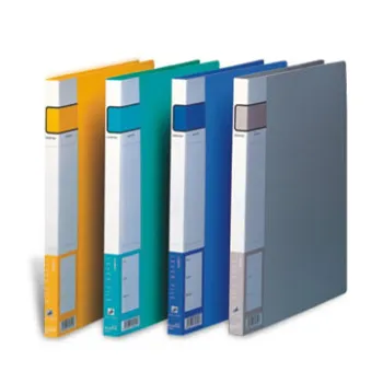 PP/PVC File Folders with Ring Binder, Made of Paper, PVC and Steel for Office Stationery