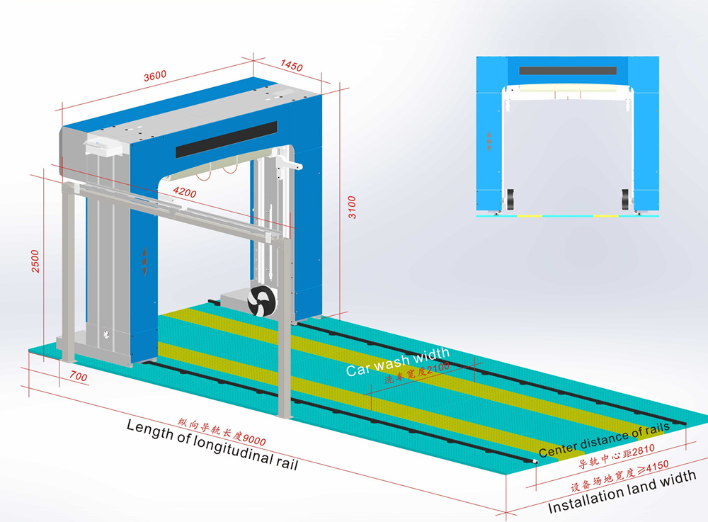 leisuwash DG 3D drawing