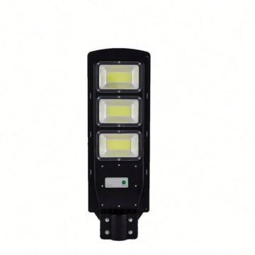 Siyah 90W Işık Sensörü Açık IP55 Güneş LED Sokak Işıkları - Uçan Cloud -Cob