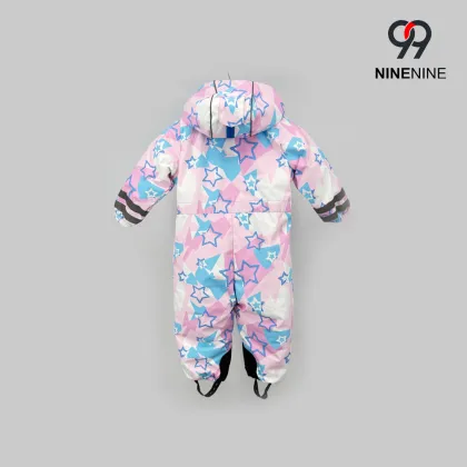 Winter Kids Ski Clothing in Pink and Black