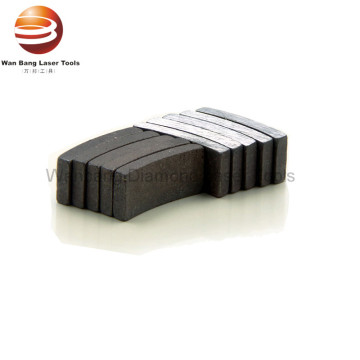 Diamond core drill segments for welding and retipping