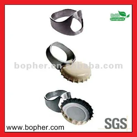 metal ring bottle opener with logo