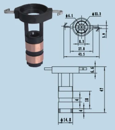 Original Alternator Repair Kit Slip Ring Collector for Bosch