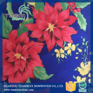 100% Printed Polyester Stitchbond Non-Woven Fabric