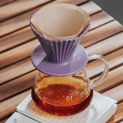 Wholesale Ceramic Coffee Dripper Porcelain Coffee Accessories Coffee Filters Tea Tools