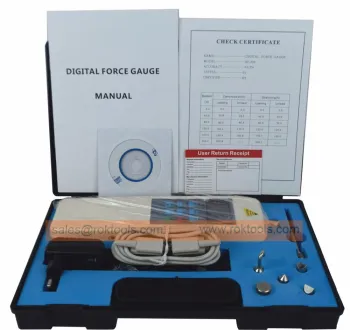 ROKTOOLS 10N Digital Force Gauge - 0.001N Resolution Push and Pull Instrument