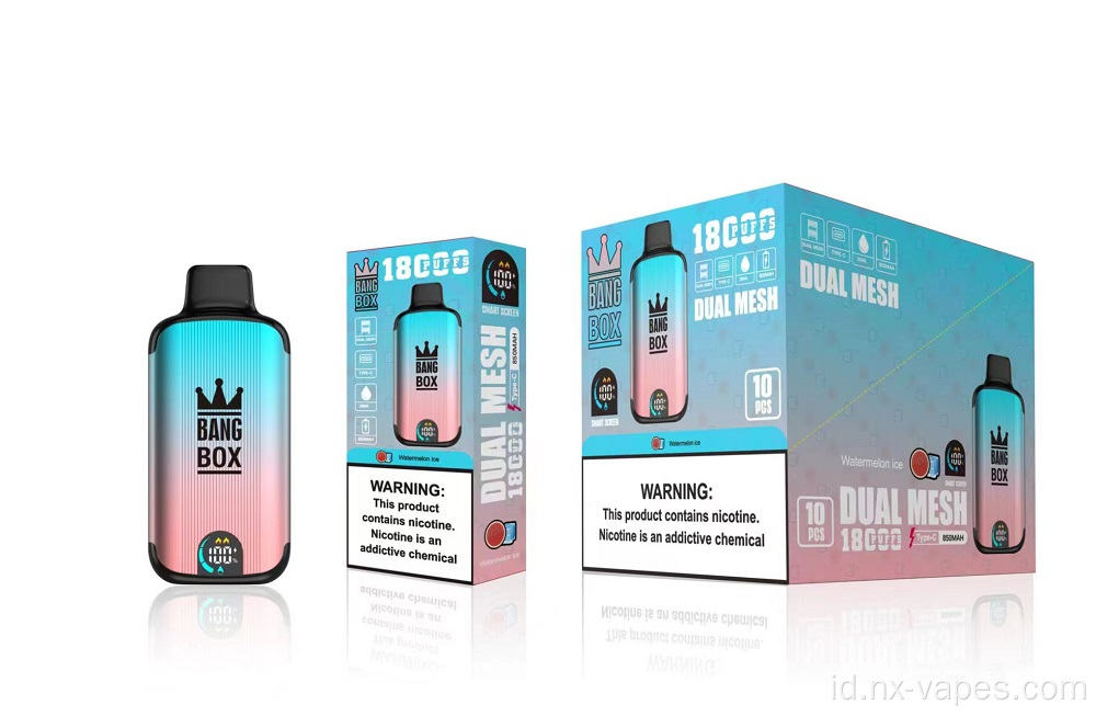 Kotak Bang Vape Grosir Asli 18000 Puffs