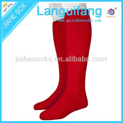 double cylinder socks for women/knee high cotton sock