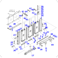 Excavator PC2000-11 Radiator Assembly 21T-03-41751