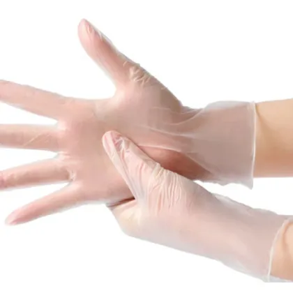 Transparent Labor Protection Anti-Acid PVC Elastic Glove