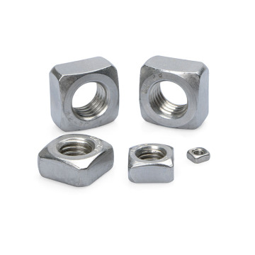 High Quality Blue White Zinc Square Nuts