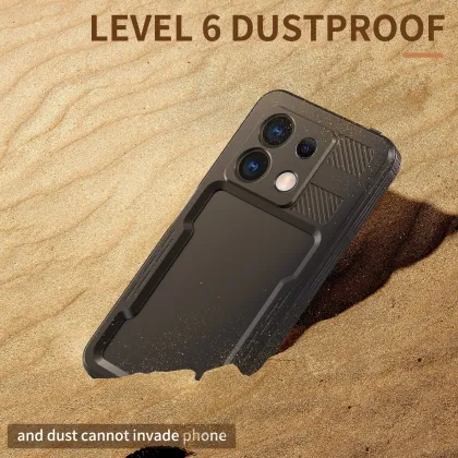 SHELLBOX 360 Degree Diving Waterproof Phone Case for Redmi Note13-5G
