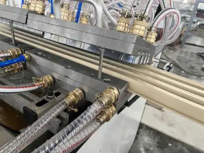 WPC Fluted Wall Panel Manufacturing Machine