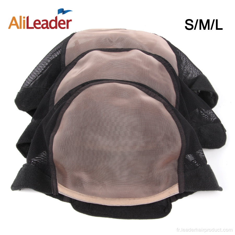 Bonnet de perruque MONO en monofilament avec sangle réglable