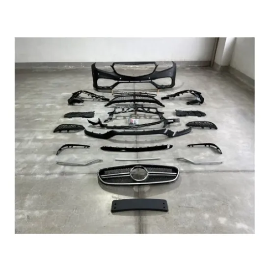 Front Bumper with Grille for Mercedes E Series W212 LCI 2014-2016 PP Material