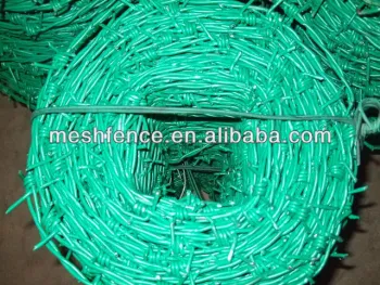 high quality plastic coated barbed wire
