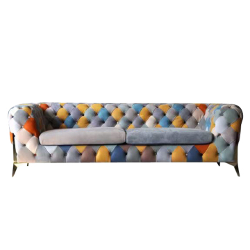 Modern Italian Three-Person Sofa Set for Living Room