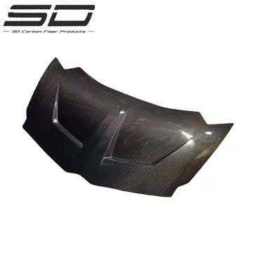 Carbon Fiber Hood Bonnet Car Front Bumper SVJ Style LP700 Aventador Body Kit