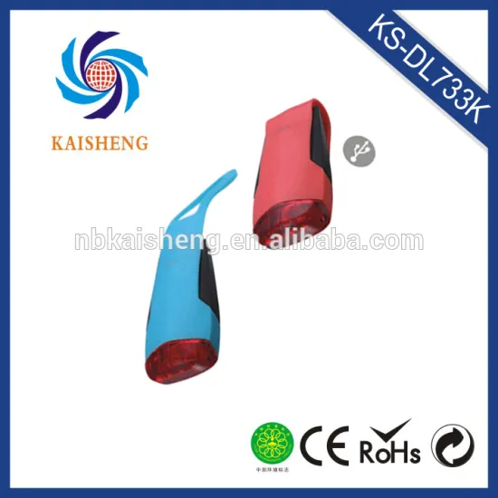 USB Rechargeable New design waterproof colorful outdoor silica led bike light
