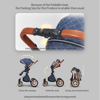 High Landscape Stroller for Newborns and Kids
