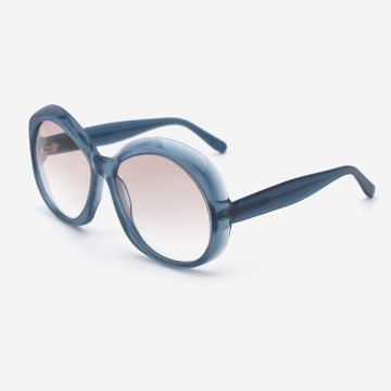 Oval Oversize Acetate Women's Sunglasses 23A8076