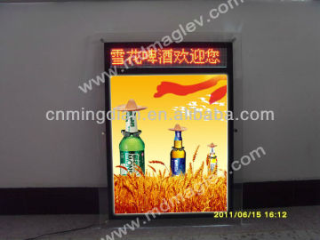 acrylic led logo/sign pop display, bright light signs/logo dispaly holder