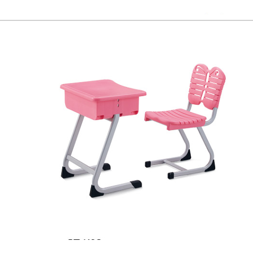 Table d'école en plastique combinée avec siège en plastique dur