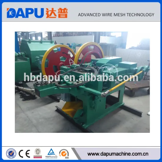 Wire steel nail making machine