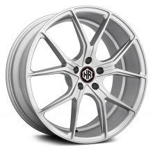 Silver Machined Face Aluminum rims Alloy Staggered wheels