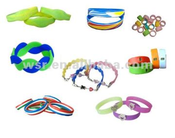 silicon rubber bracelet