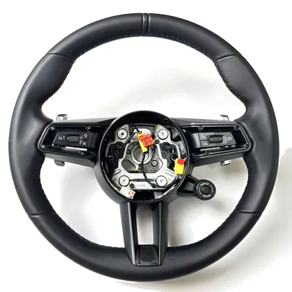 Customized Alcantara Fabric Cover for Porsche Steering Wheel