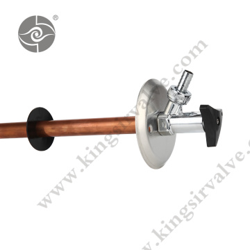 Antifreeze valve with copper tube