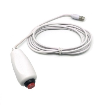 Single nurse call button with USB port